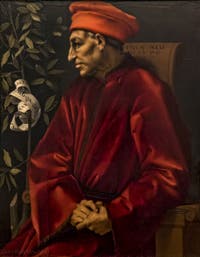 Pontormo, Portrait de Cosimo le Vieux de Médicis, 1519-1520, Galerie Offices Uffizi, Florence Italie