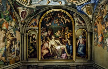 Bronzino, La déposition du Christ, 1545-1553, Chapelle Eléonore de Tolède, Palazzo Vecchio, Florence Italie