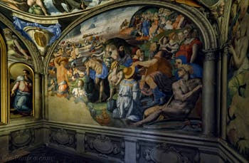 Bronzino, Le Passage de la Mer Rouge par Moïse, 1540-1545, Chapelle Eléonore de Tolède, Palazzo Vecchio, Florence Italie