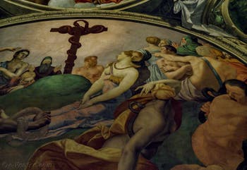 Bronzino, L'Adoration du serpent de bronze, 1540-1545, Chapelle d'Eléonore de Tolède, Palazzo Vecchio, Florence Italie