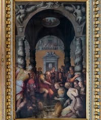 Giorgio Vasari, Esther prie Assuérus d'arrêter le massacre des Juifs, Palazzo Vecchio à Florence en Italie.