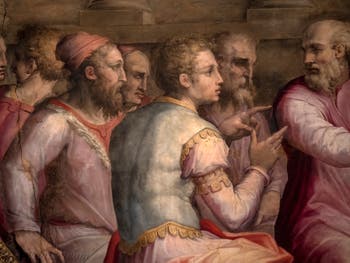 Giorgio Vasari, Laurent le Magnifique à la Diète de Crémone, salle Laurent de Médicis au Palazzo Vecchio à Florence en Italie.