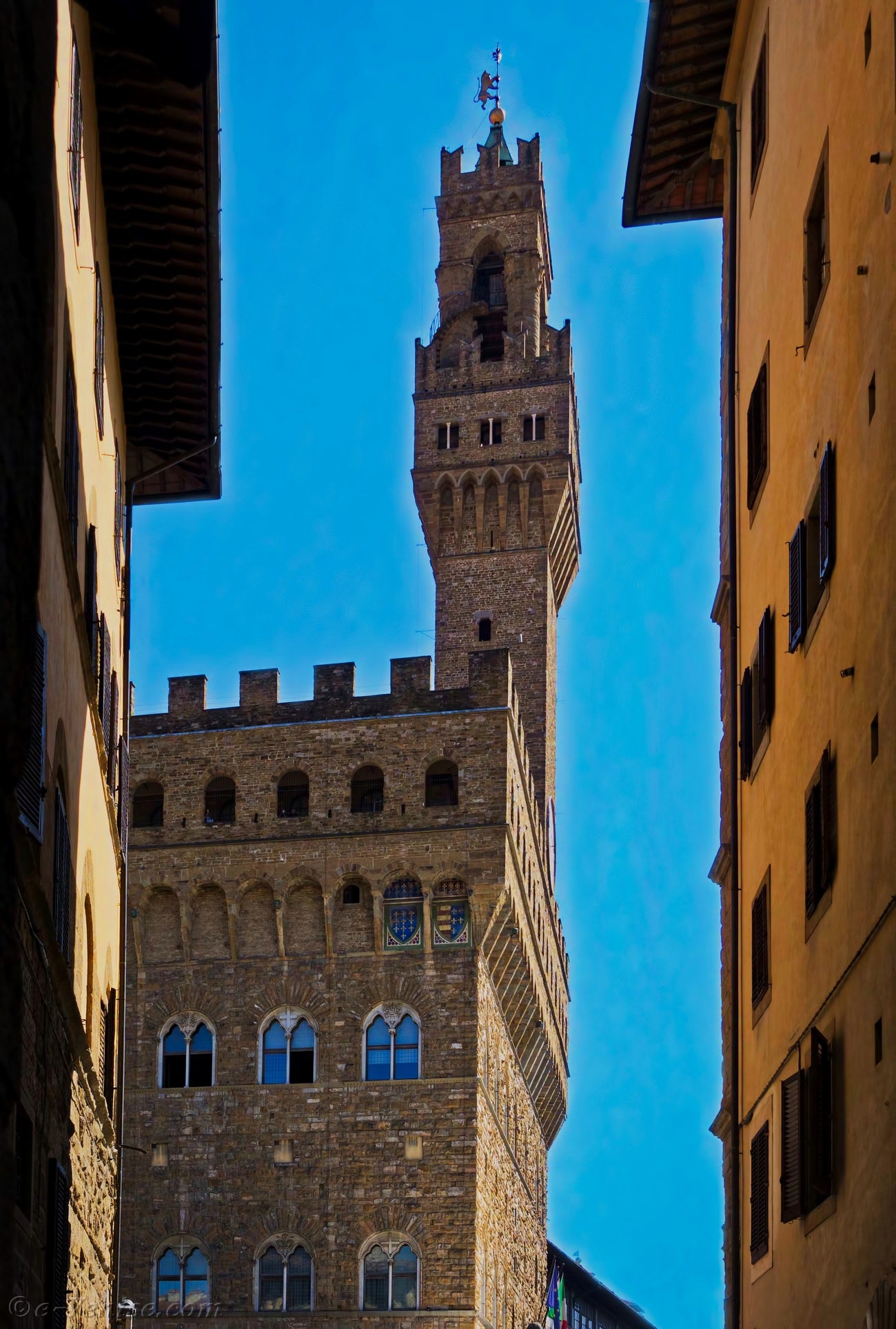 Palazzo Vecchio la Tour Arnolfo de la Signoria à Florence