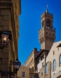 La tour Arnolfo, d'Arnolfo di Cambio, du Palazzo Vecchio à Florence