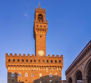 La tour Arnolfo du Palazzo Vecchio à Florence en Italie