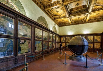 Dionigi Nigetti, Egnazio Danti, Stefano Buonsignori, Salle des Cartes Géographiques, 1581, Palazzo Vecchio, Florence Italie