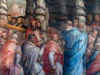 Giorgio Vasari, Élection d’un nouveau collège de cardinaux par le pape Léon X, Palazzo Vecchio à Florence en Italie