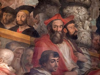Giorgio Vasari, Élection d’un nouveau collège de cardinaux par le pape Léon X, Palazzo Vecchio à Florence en Italie