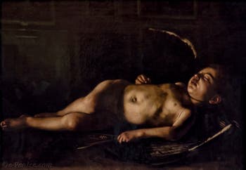Le Caravage, Michelangelo Merisi, Cupidon endormi, 1608, Galerie Palatina Pitti, Florence Italie