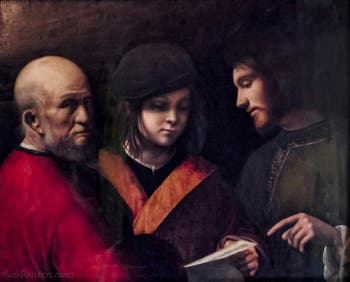 Giorgione, Les trois états de l'homme, 1506-1507, Galerie Palatina Pitti, Florence Italie