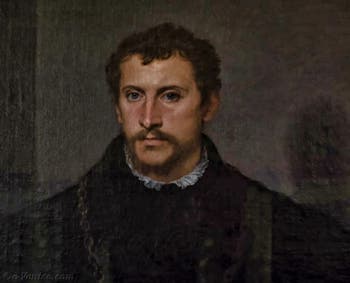 Le Titien, Tiziano Vecellio, Portrait d'un jeune homme, le jeune anglais, 1540-1545, Galerie Palatina Pitti, Florence Italie