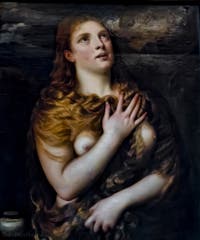 Le Titien, Tiziano Vecellio, sainte Marie-Madeleine pénitente, 1533, Galerie Palatina Pitti, Florence Italie