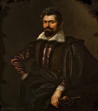 Pierre Paul Rubens, Portrait de Kaspar Skoppe ou Schoppe, 1606, galerie Palatina Pitti, Florence Italie