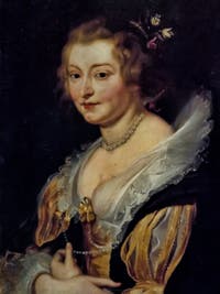 Pierre Paul Rubens, Portrait de femme, galerie Palatina Pitti, Florence Italie