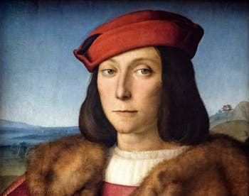 Raphaël, Portrait d’un jeune homme à la pomme, Francesco Maria della Rovere, Palais Pitti Palatina, Florence
