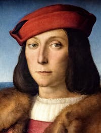 Raphaël, Portrait d’un jeune homme à la pomme, Francesco Maria della Rovere, Palais Pitti Palatina, Florence