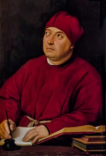 Raffaelo, Tommaso Inghirami detto Fedra, 1510, Galleria Palatina Pitti, Firenze, Italia
