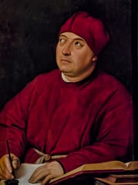 Raphaël, Tommaso Inghirami dit Fedra, 1510, galerie Palatina Pitti, Florence Italie