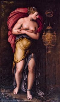 Siciolante Girolamo, Girolamo da Sermoneta, La Patience, XVIe siècle galerie Palatina Pitti, Florence Italie