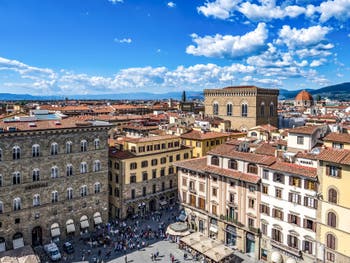 La Piazza della Signoria à Florence en Italie