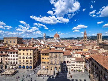 La Piazza della Signoria à Florence en Italie