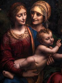 Bernardino Luini, Sainte Famille avec sainte Anne et saint Jean, à la pinacothèque Ambrosiana à Milan