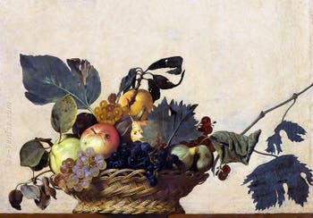 Le Caravage, Corbeille de Fruits, à la pinacothèque Ambrosiana de Milan