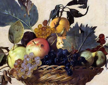 Le Caravage, Corbeille de Fruits, à la pinacothèque Ambrosiana de Milan