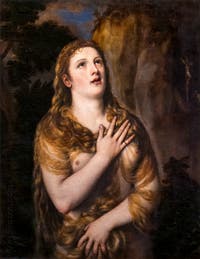 Le Titien, Sainte Marie-Madeleine à la pinacothèque Ambrosiana de Milan en Italie
