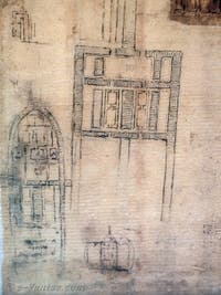 Leonard de Vinci, Plan d’urbanisme pour Romorantin, Codex Atlanticus, Ambrosiana Milan