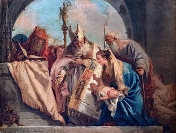 Giambattista Tiepolo, Présentation de Jésus au Temple, à la Pinacothèque Ambrosiana à Milan