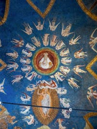 Annonciation le Christ Ressuscité, Fresques de la Chapelle Ducale du Château Sforza à Milan