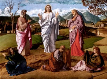 Giovanni Bellini, Transfiguration du Christ, musée Capodimonte à Naples en Italie