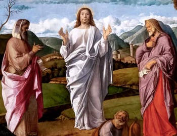 Giovanni Bellini, Transfiguration du Christ, musée Capodimonte à Naples en Italie