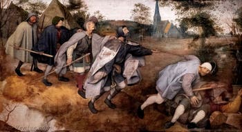 Pieter Brueghel l'Ancien, La parabole des aveugles, musée Capodimonte à Naples en Italie