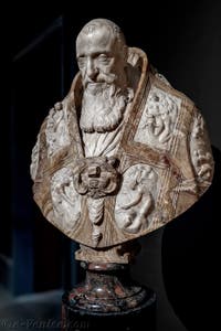 Guglielmo della Porta, Buste portrait du Pape Paul III, musée Capodimonte à Naples en Italie