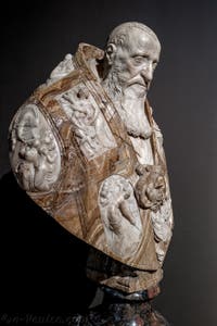 Guglielmo della Porta, Buste portrait du Pape Paul III, musée Capodimonte à Naples en Italie