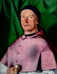 Lorenzo Lotto, Portrait de Bernardo de' Rossi, musée Capodimonte à Naples en Italie