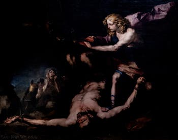 Luca Giordano, Apollon et Marsyas, musée Capodimonte à Naples en Italie