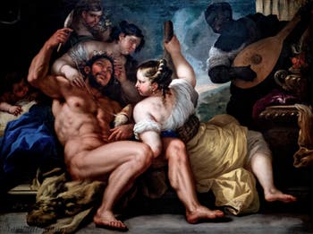 Luca Giordano, Hercule et Omphale, musée Capodimonte à Naples en Italie