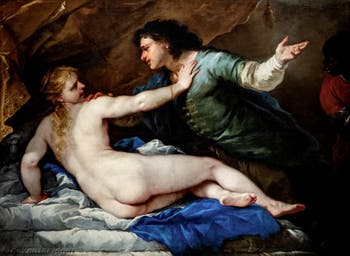 Luca Giordano, Lucrèce et Tarquin, musée Capodimonte à Naples en Italie