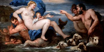 Luca Giordano, Polyphème et Galatée, musée Capodimonte à Naples en Italie