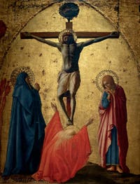 Masaccio, Crucifixion, musée Capodimonte à Naples en Italie