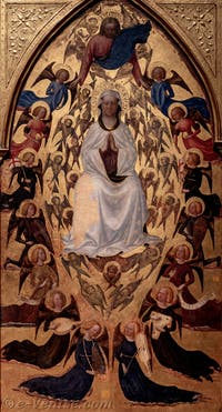 Masolino da Panicale, Assomption de la Vierge, musée Capodimonte à Naples en Italie