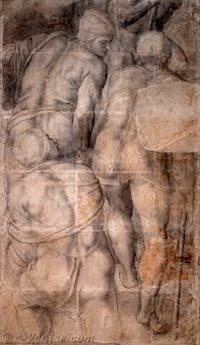 Michel-Ange, Groupe de guerriers, musée Capodimonte à Naples en Italie