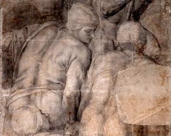 Michel-Ange, Groupe de guerriers, musée Capodimonte à Naples en Italie