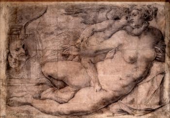 Michel-Ange, Vénus et Cupidon, musée Capodimonte à Naples en Italie