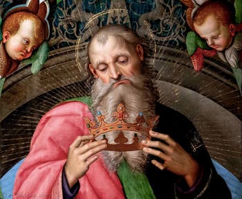 Raphaël, Le Père éternel et la Vierge, musée Capodimonte à Naples en Italie