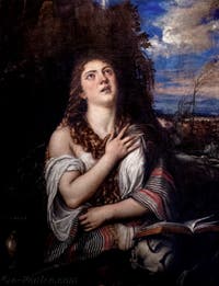 Titien, Marie-Madeleine, musée Capodimonte à Naples en Italie