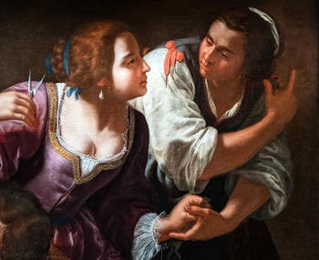 Artemisia Gentileschi, Samson et Dalila, Gallerie d'Italia Zevallos à Naples en Italie